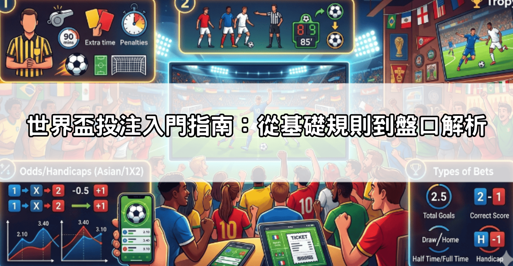 世界盃投注入門指南：從基礎規則到盤口解析